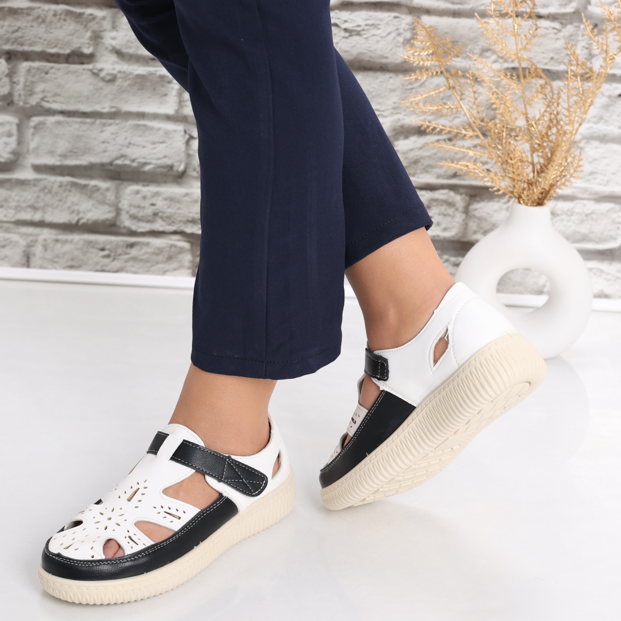 Pantofi dama casual Albi din Piele Ecologica Benia - poza 4