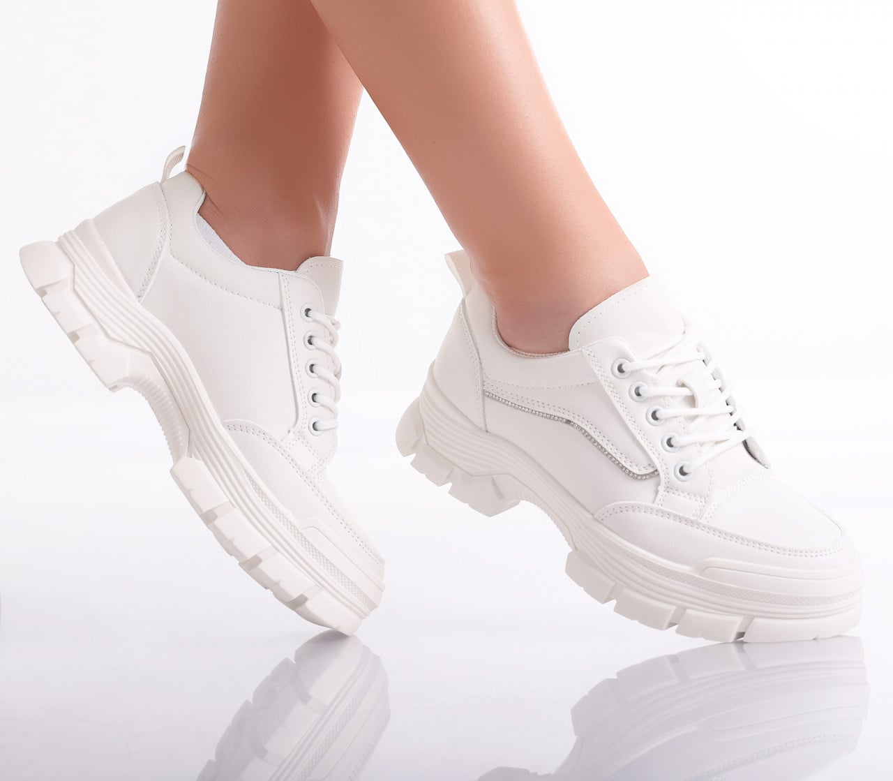 Pantofi dama casual Albi din Piele Ecologica Esle - poza 1