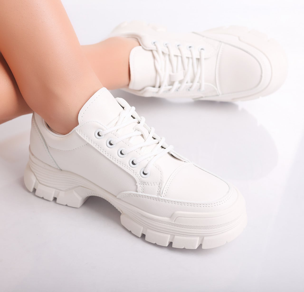 Pantofi dama casual Albi din Piele Ecologica Esle - poza 5