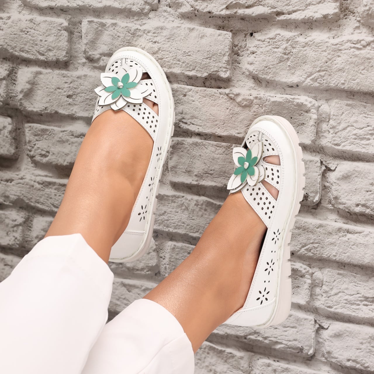 Pantofi dama casual Albi din Piele Ecologica Etrona - poza 1