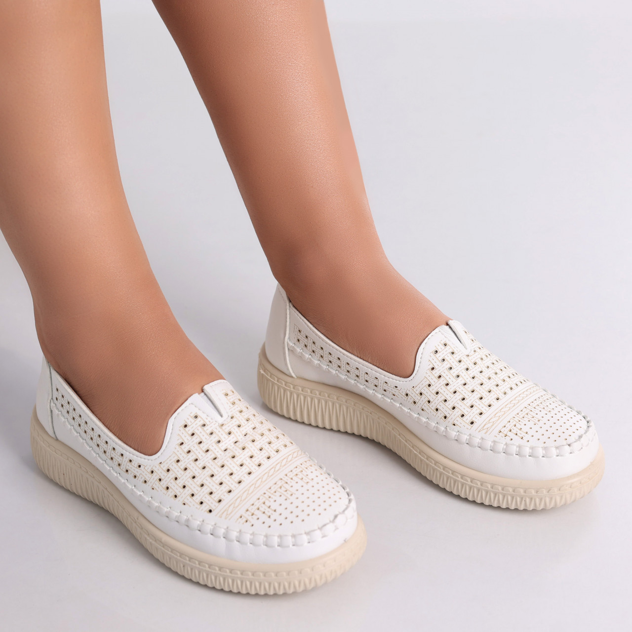 Pantofi dama casual Albi din Piele Ecologica Garena - poza 2