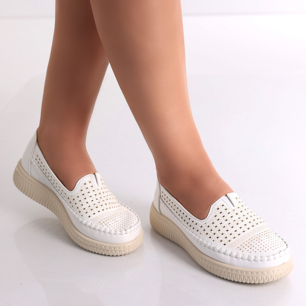 Pantofi dama casual Albi din Piele Ecologica Garena - poza 4