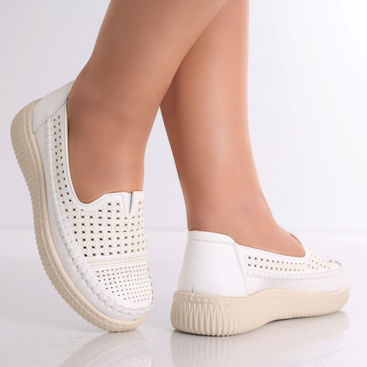 Pantofi dama casual Albi din Piele Ecologica Garena - poza 5