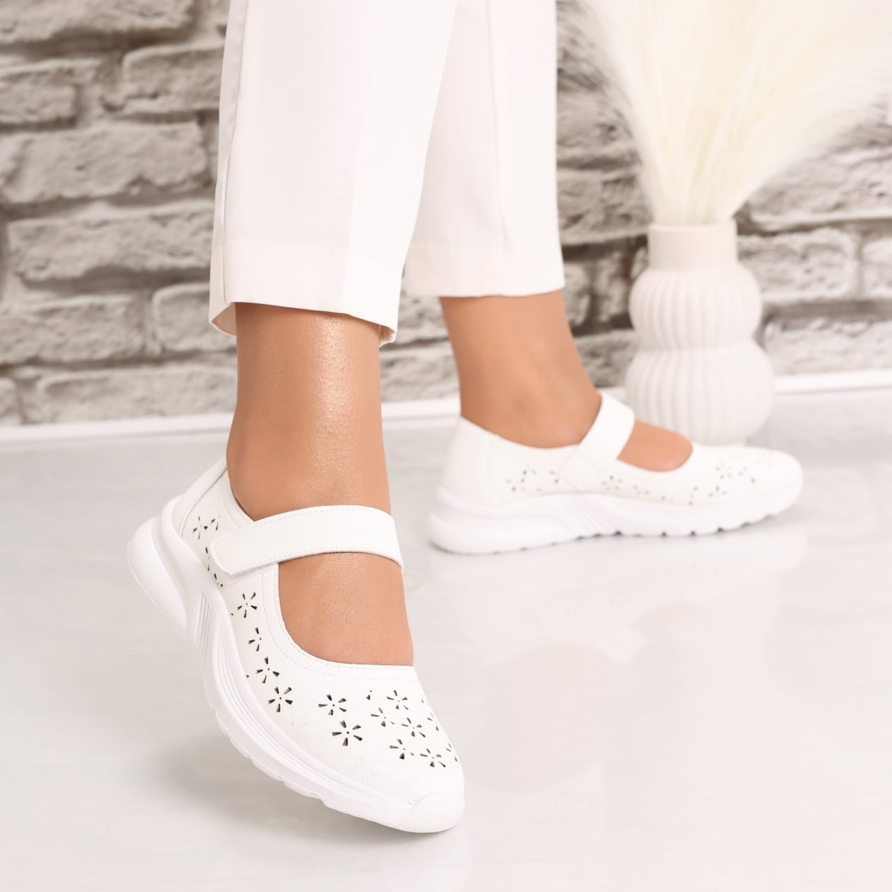 Pantofi dama casual Albi din Piele Ecologica Lani - poza 1