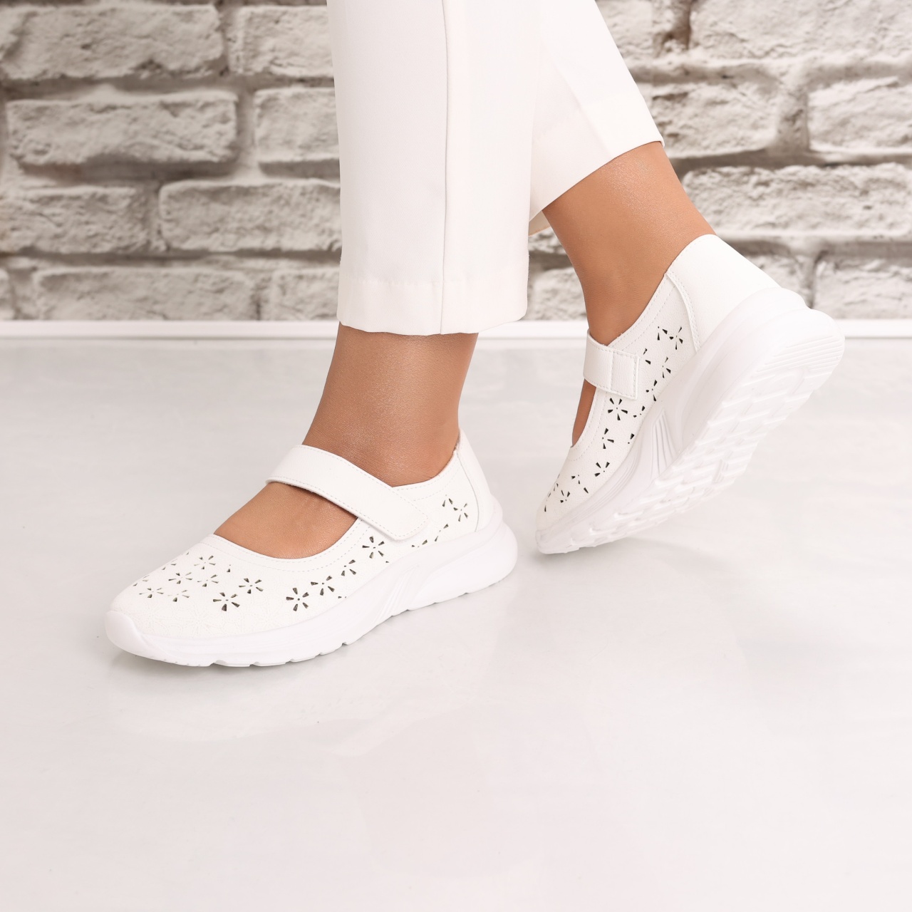 Pantofi dama casual Albi din Piele Ecologica Lani - poza 4