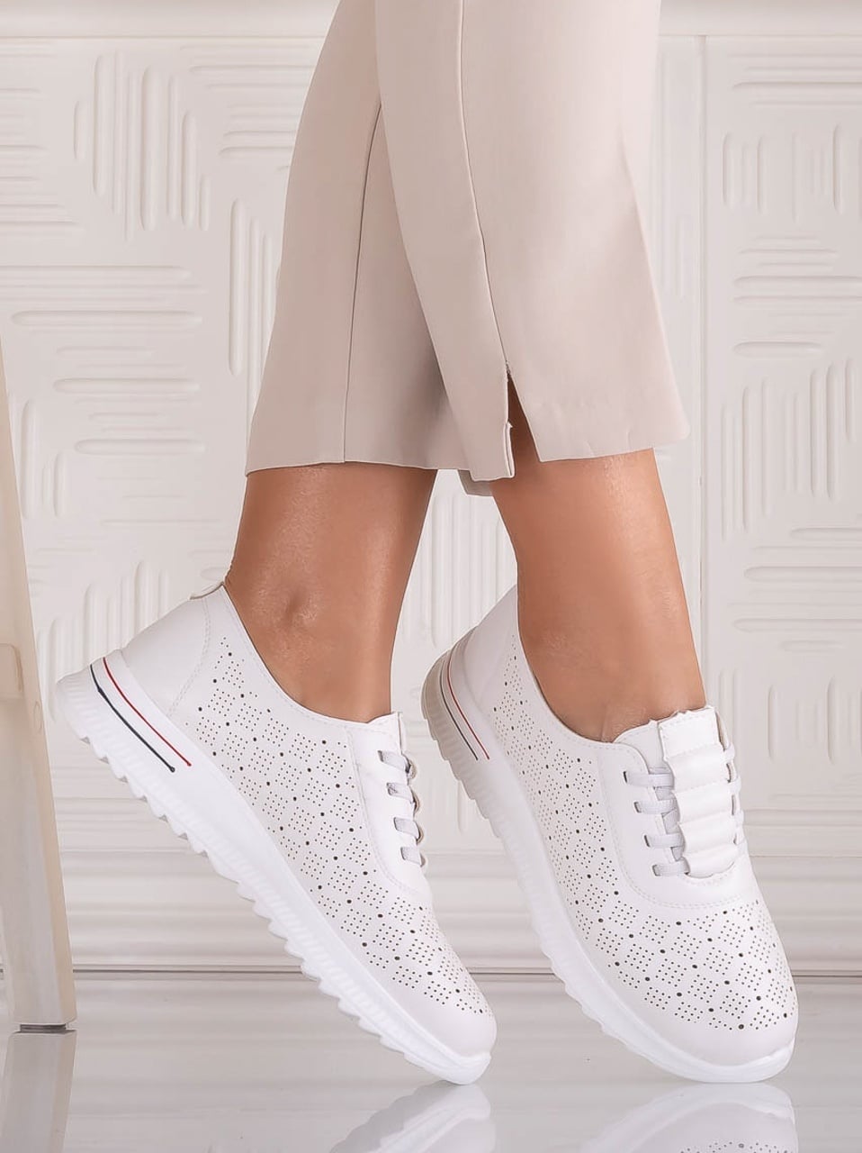 Pantofi dama Casual Albi din Piele Ecologica Noida - poza 1