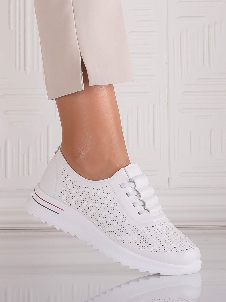 Pantofi dama Casual Albi din Piele Ecologica Noida - poza 2