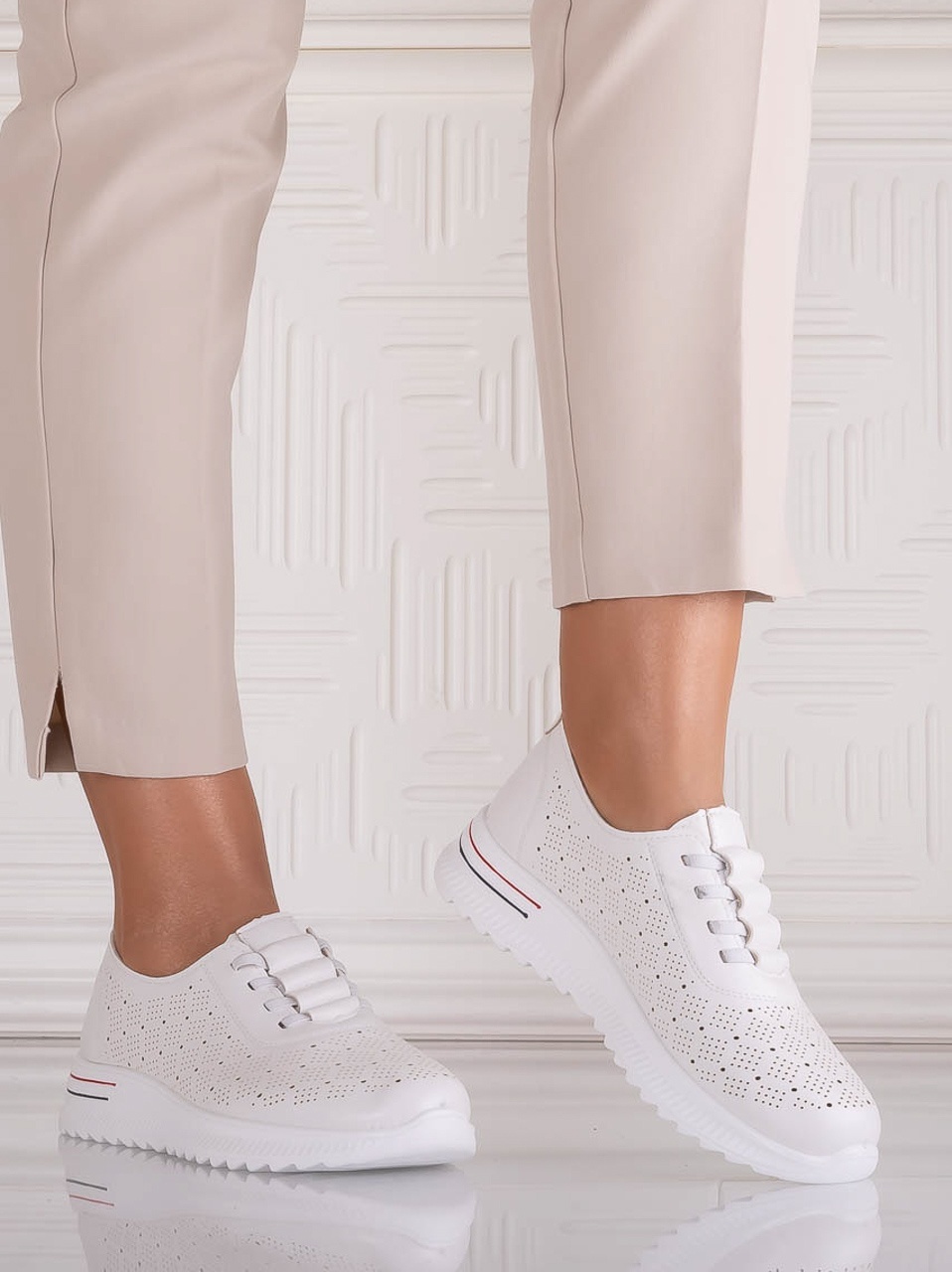 Pantofi dama Casual Albi din Piele Ecologica Noida - poza 5