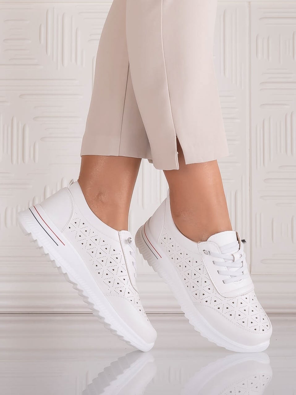 Pantofi dama Casual Albi din Piele Ecologica Nolya - poza 1