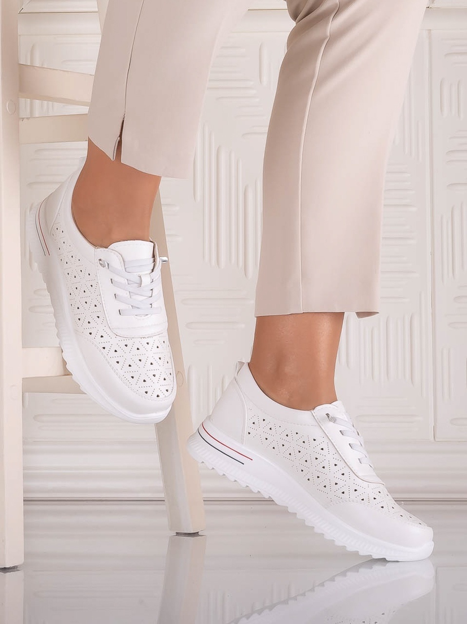 Pantofi dama Casual Albi din Piele Ecologica Nolya - poza 3