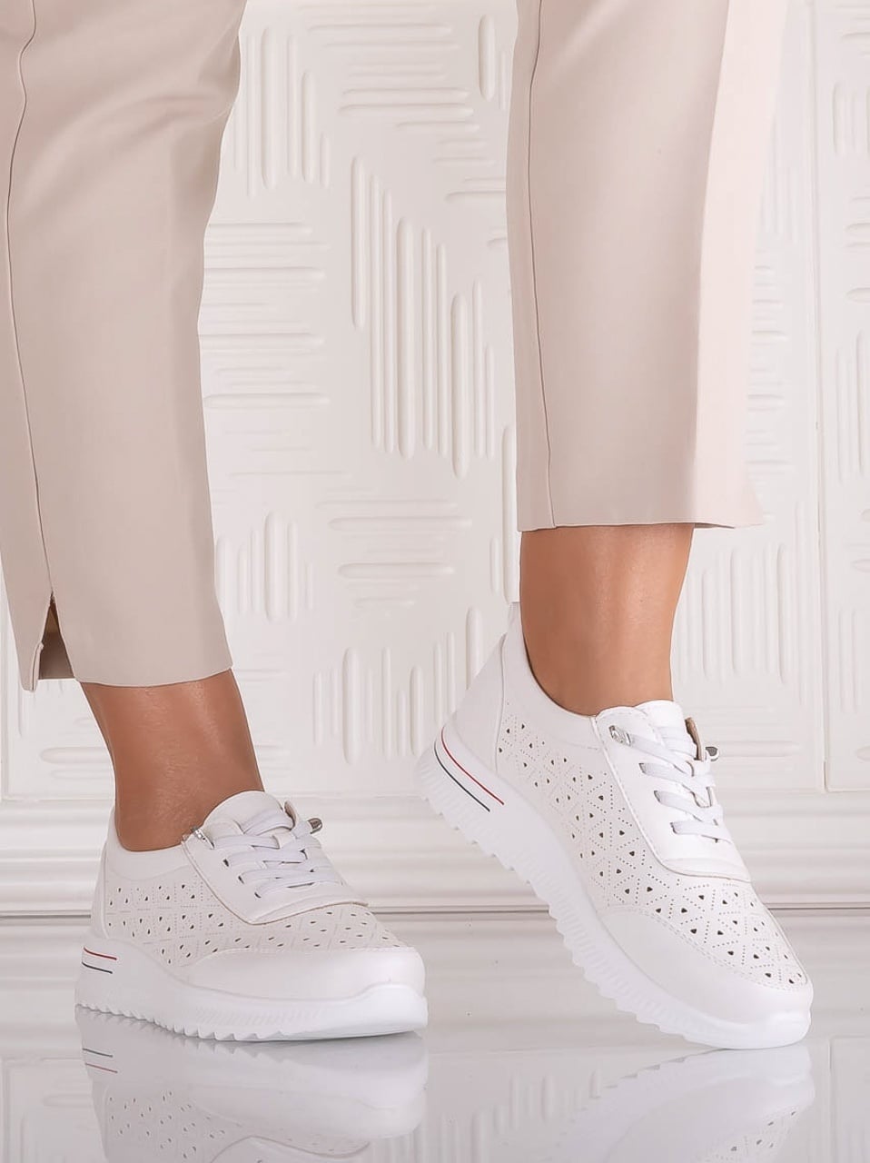 Pantofi dama Casual Albi din Piele Ecologica Nolya - poza 4