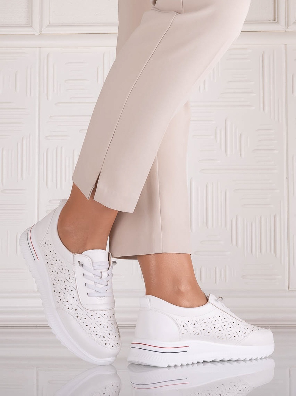 Pantofi dama Casual Albi din Piele Ecologica Nolya - poza 5