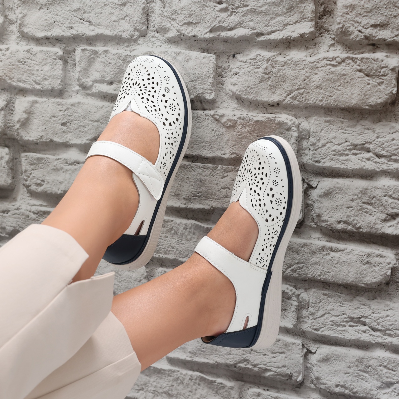 Pantofi dama casual Albi din Piele Ecologica Sensa - poza 2