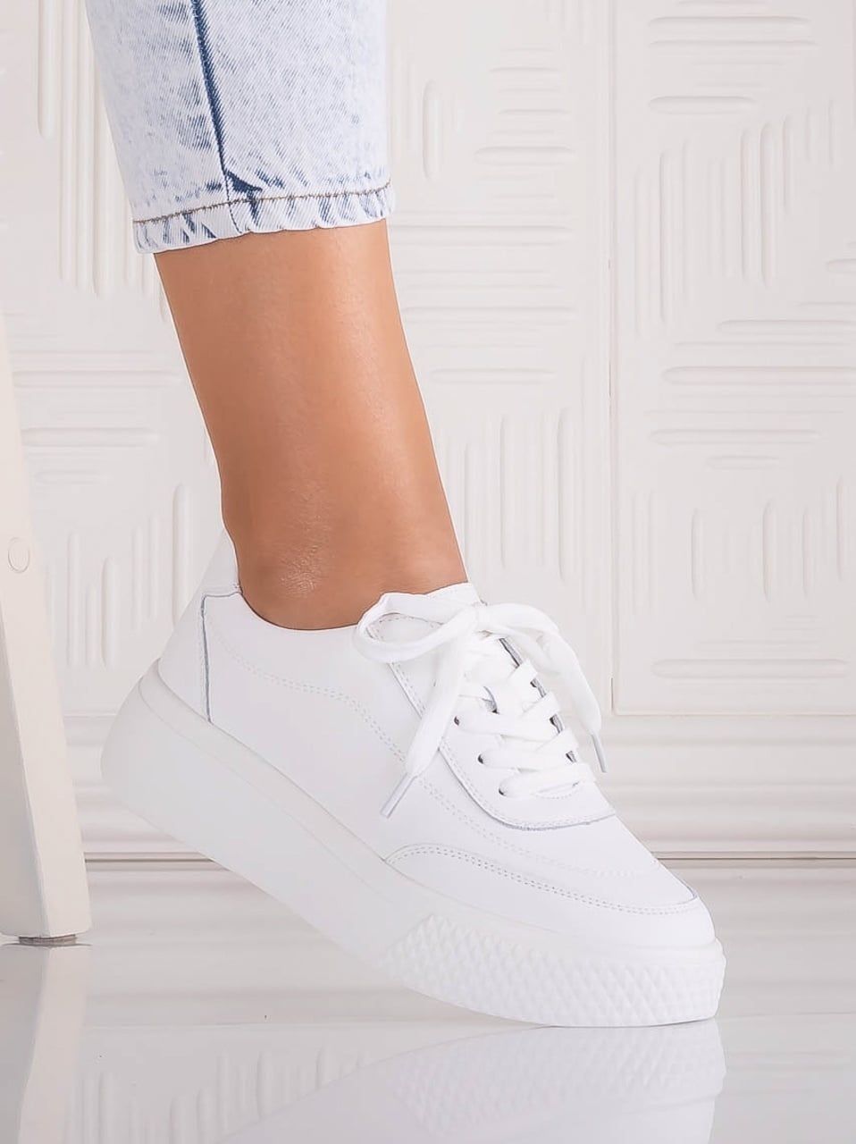 Pantofi dama casual Albi din Piele Naturala Adiza - poza 1