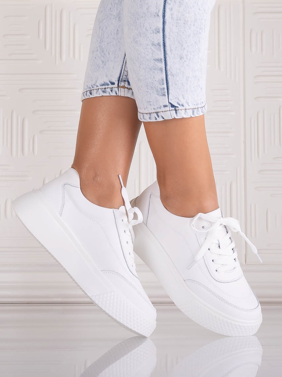 Pantofi dama casual Albi din Piele Naturala Adiza - poza 3