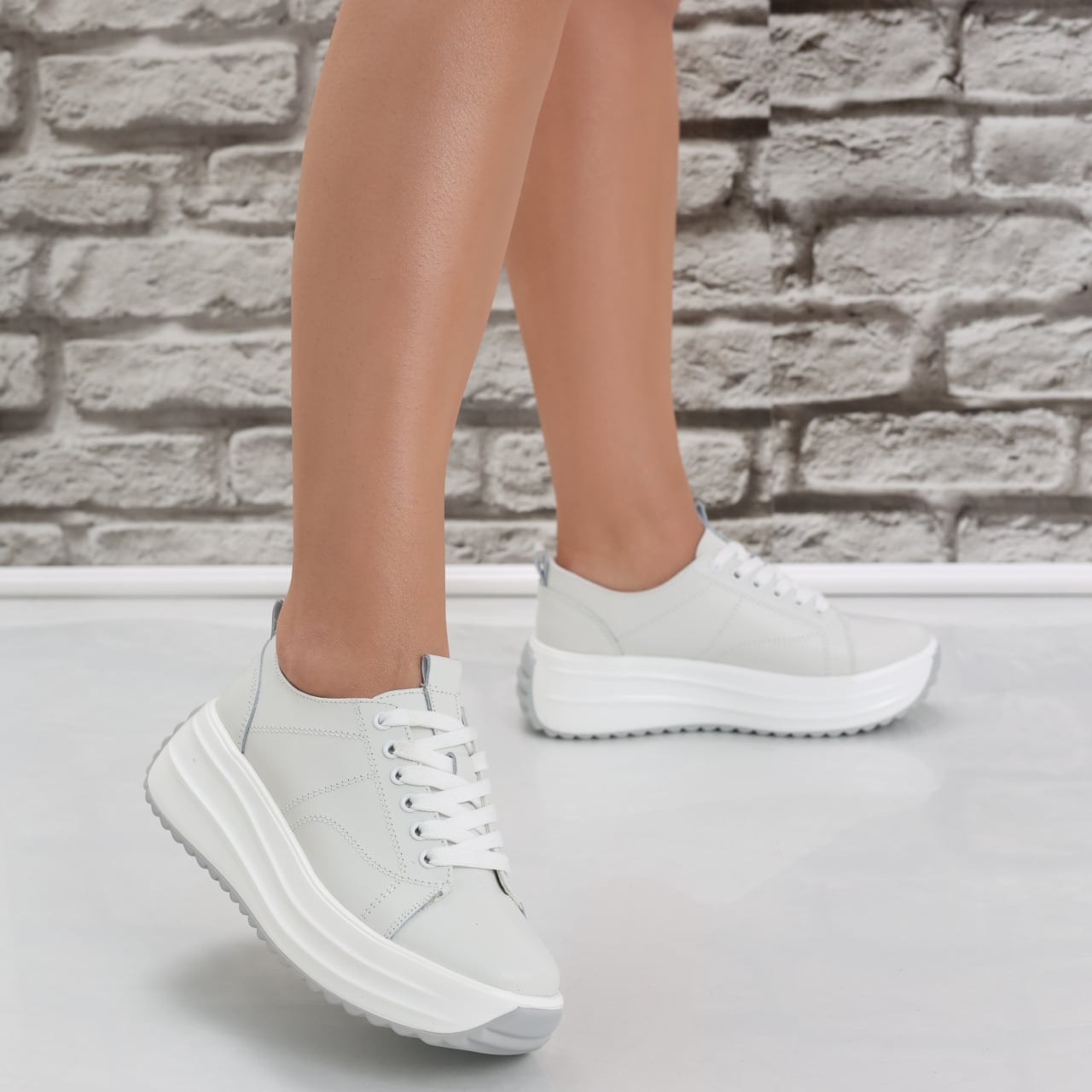 Pantofi dama casual Albi din Piele Naturala Amelsa - poza 1