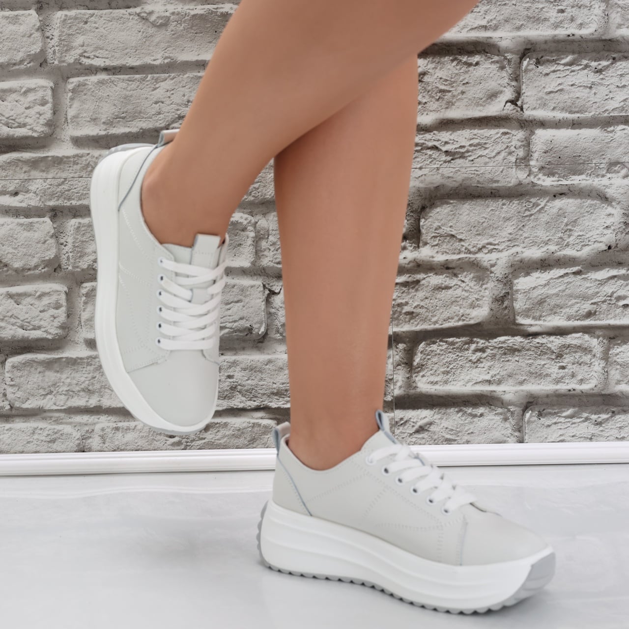 Pantofi dama casual Albi din Piele Naturala Amelsa - poza 5