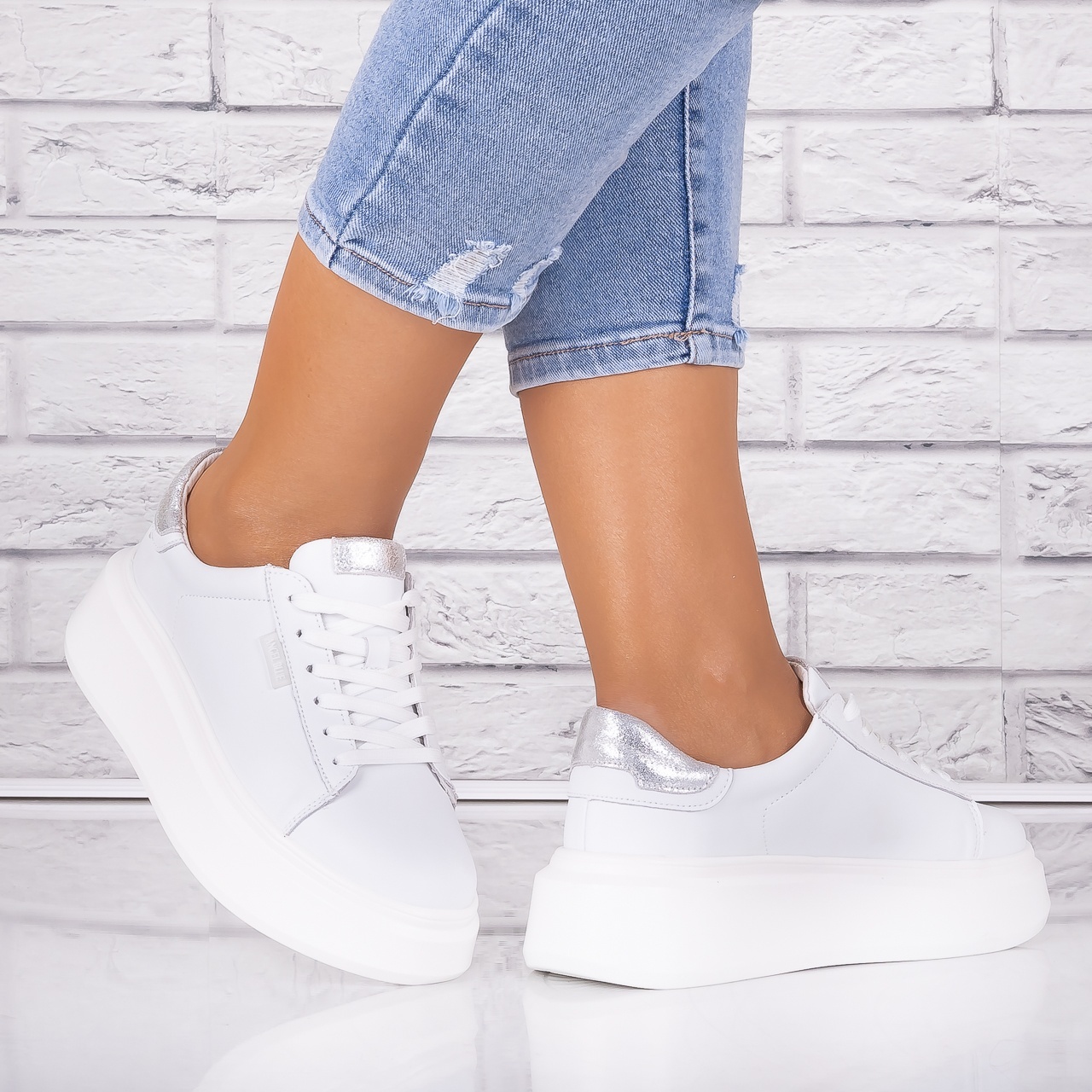 Pantofi dama casual Albi din Piele Naturala Arselia - poza 1