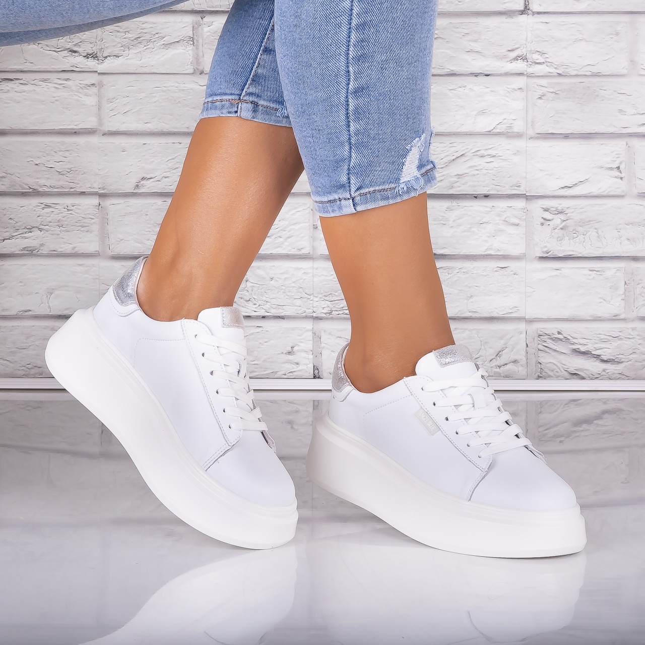 Pantofi dama casual Albi din Piele Naturala Arselia - poza 2