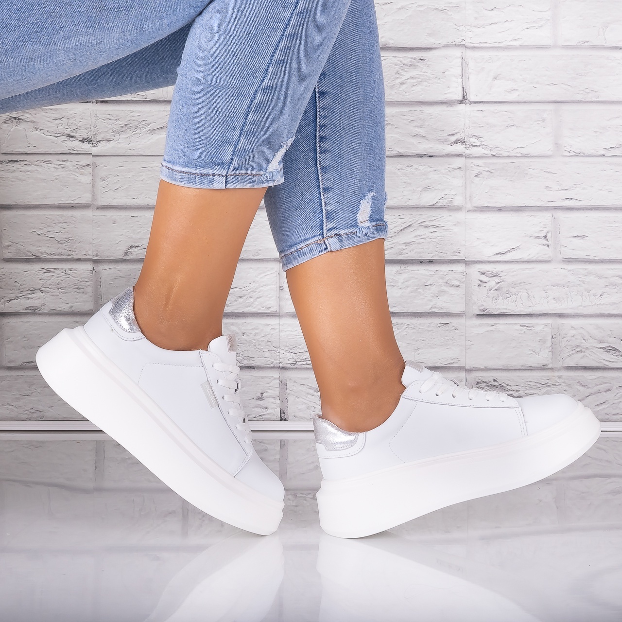 Pantofi dama casual Albi din Piele Naturala Arselia - poza 3