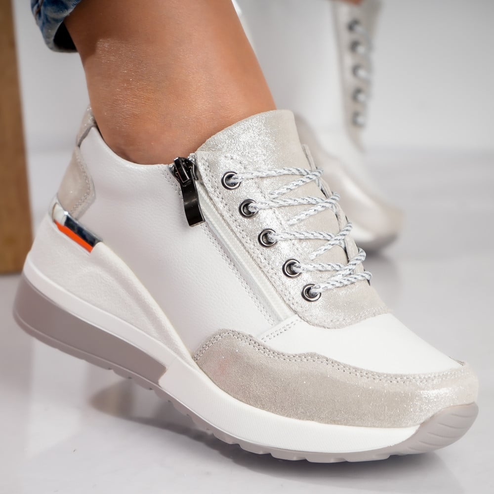 Pantofi dama casual Albi din Piele Naturala Bilon - poza 1