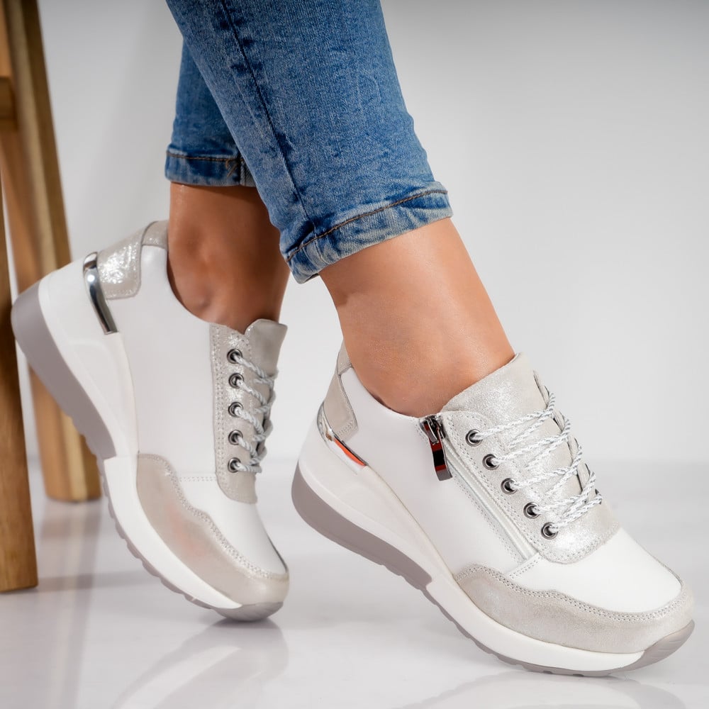 Pantofi dama casual Albi din Piele Naturala Bilon - poza 2