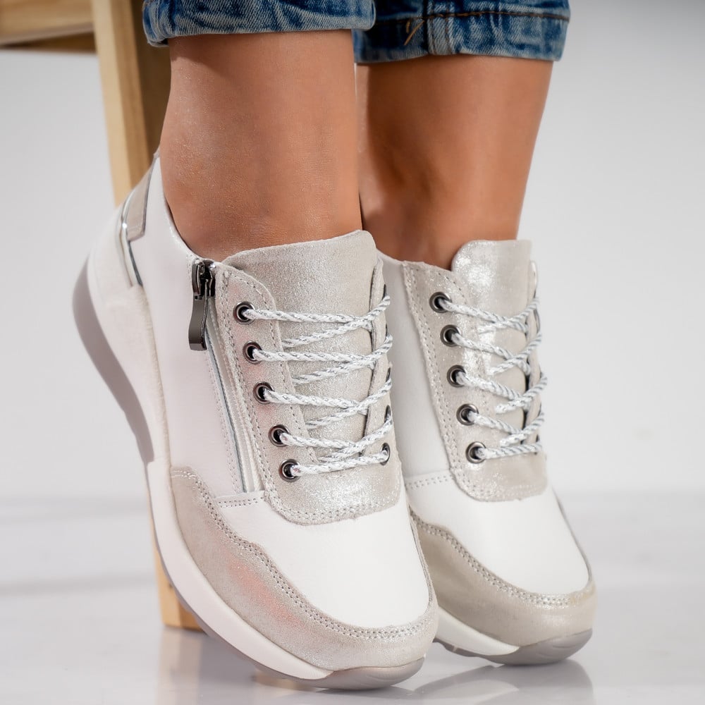 Pantofi dama casual Albi din Piele Naturala Bilon - poza 3