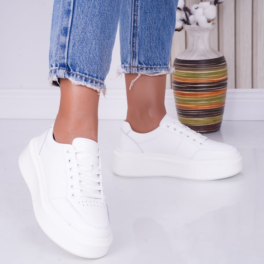 Pantofi dama casual Albi din Piele Naturala Bria - poza 3