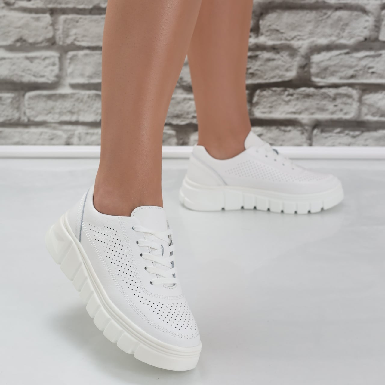 Pantofi dama casual Albi din Piele Naturala Brynin - poza 1