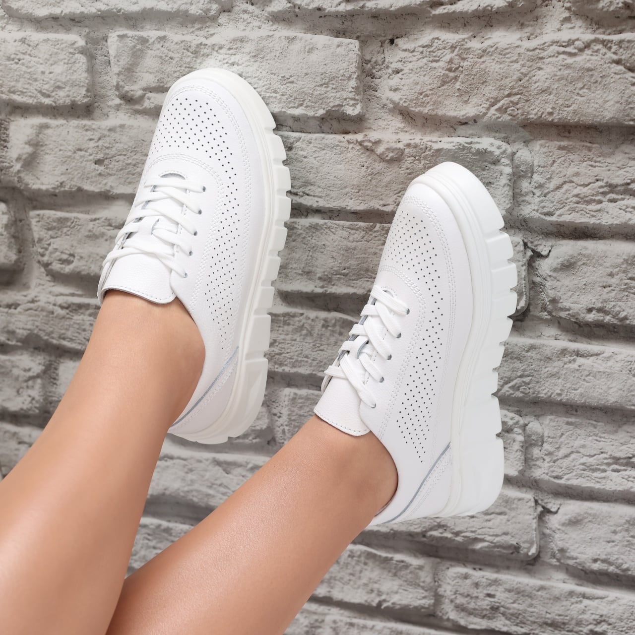 Pantofi dama casual Albi din Piele Naturala Brynin - poza 2