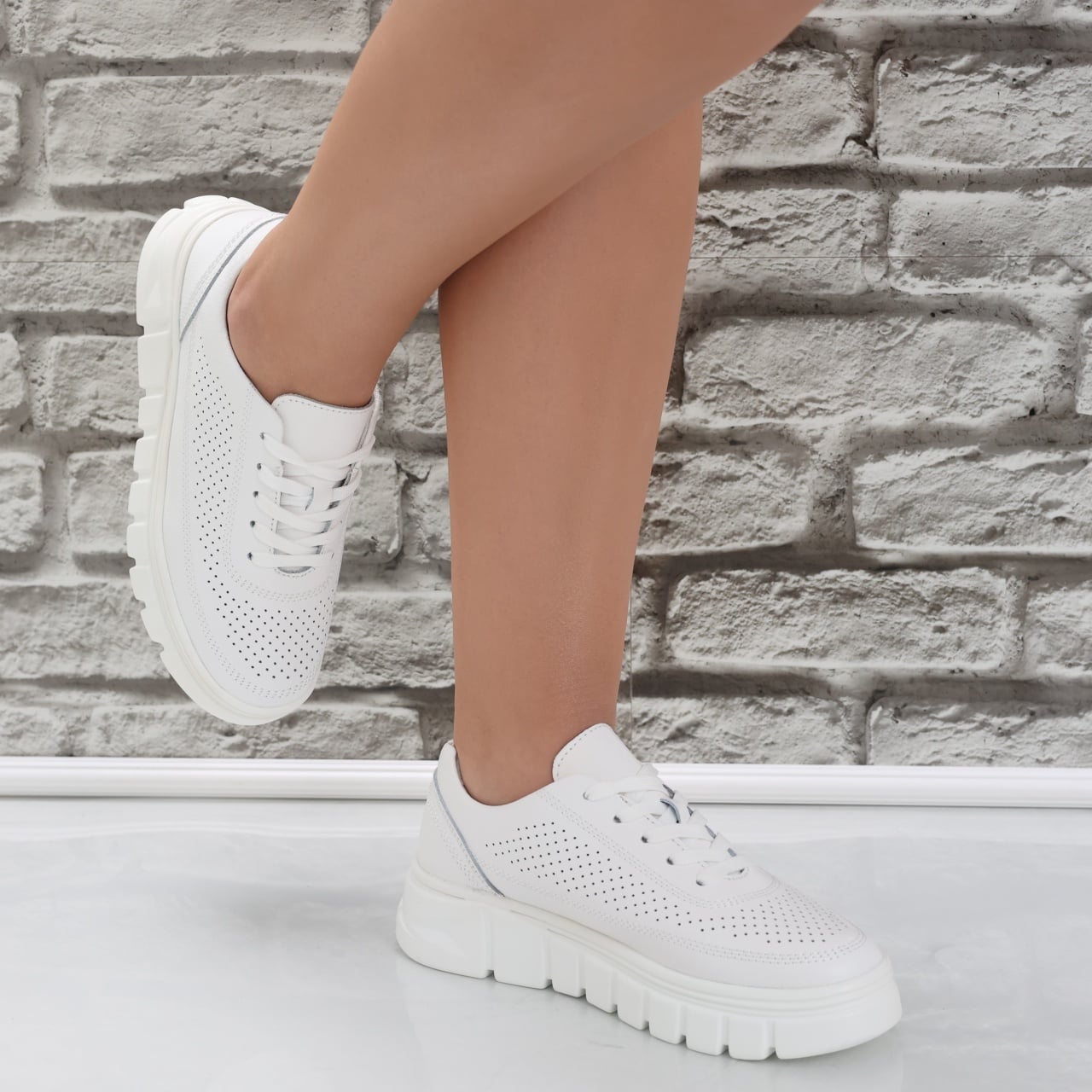 Pantofi dama casual Albi din Piele Naturala Brynin - poza 5