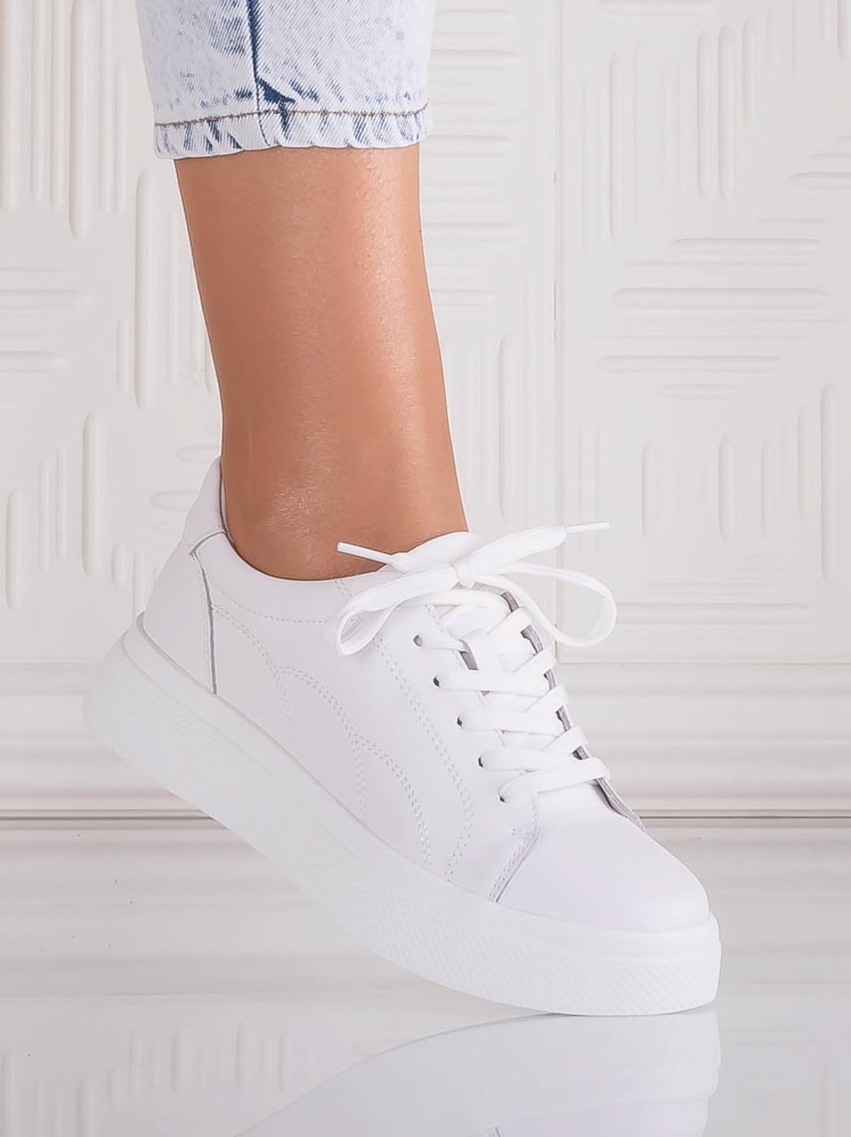 Pantofi dama casual Albi din Piele Naturala Carisna - poza 1