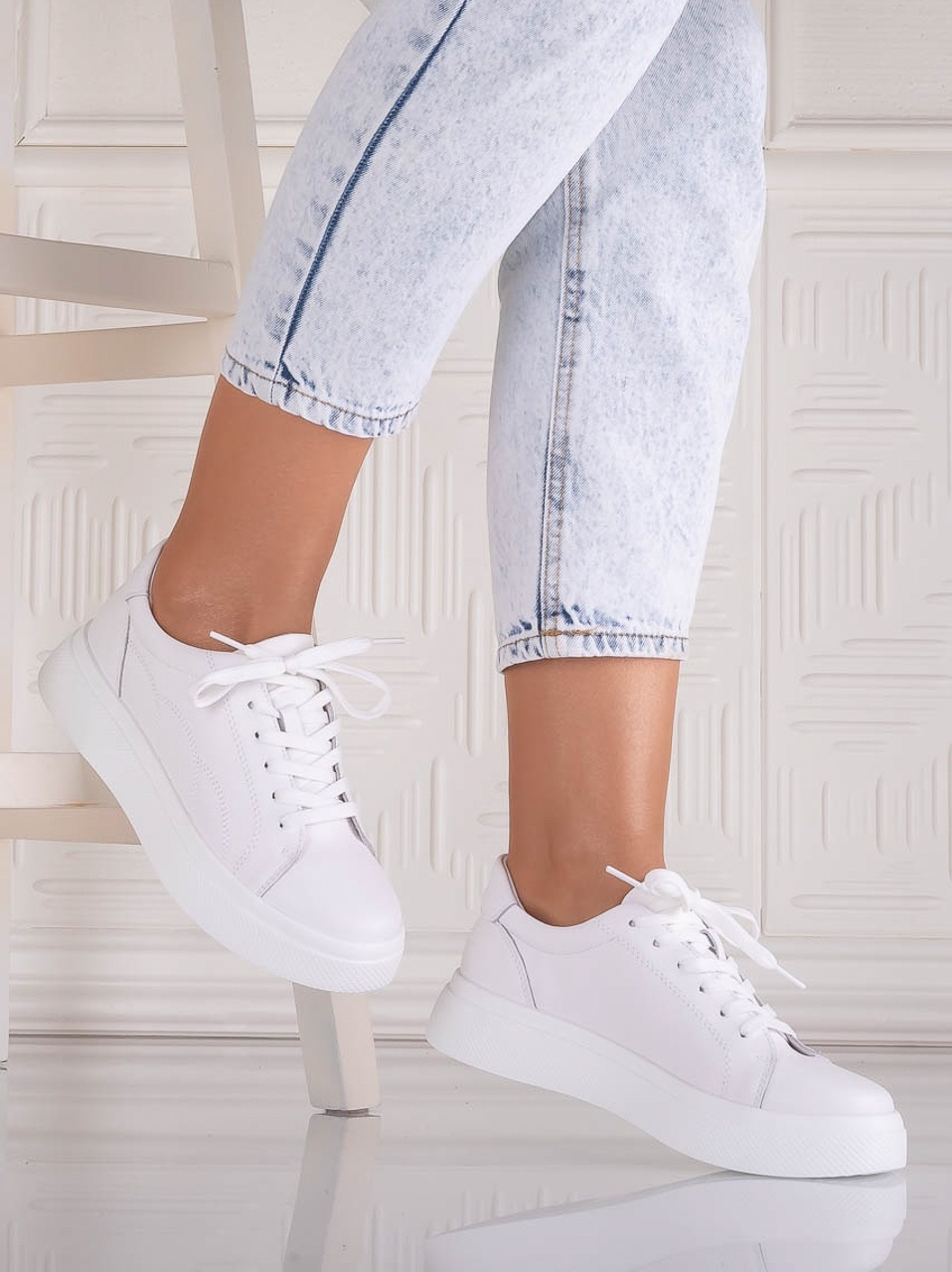Pantofi dama casual Albi din Piele Naturala Carisna - poza 2