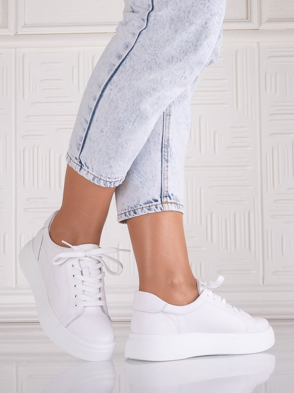 Pantofi dama casual Albi din Piele Naturala Carisna - poza 3