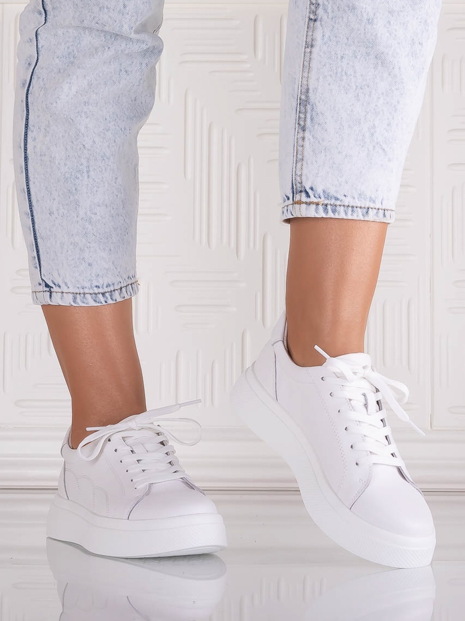 Pantofi dama casual Albi din Piele Naturala Carisna - poza 4