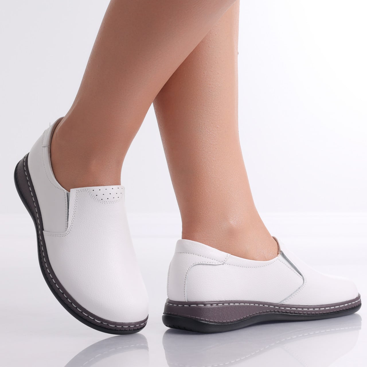 Pantofi dama casual Albi din Piele Naturala Deborah - poza 3