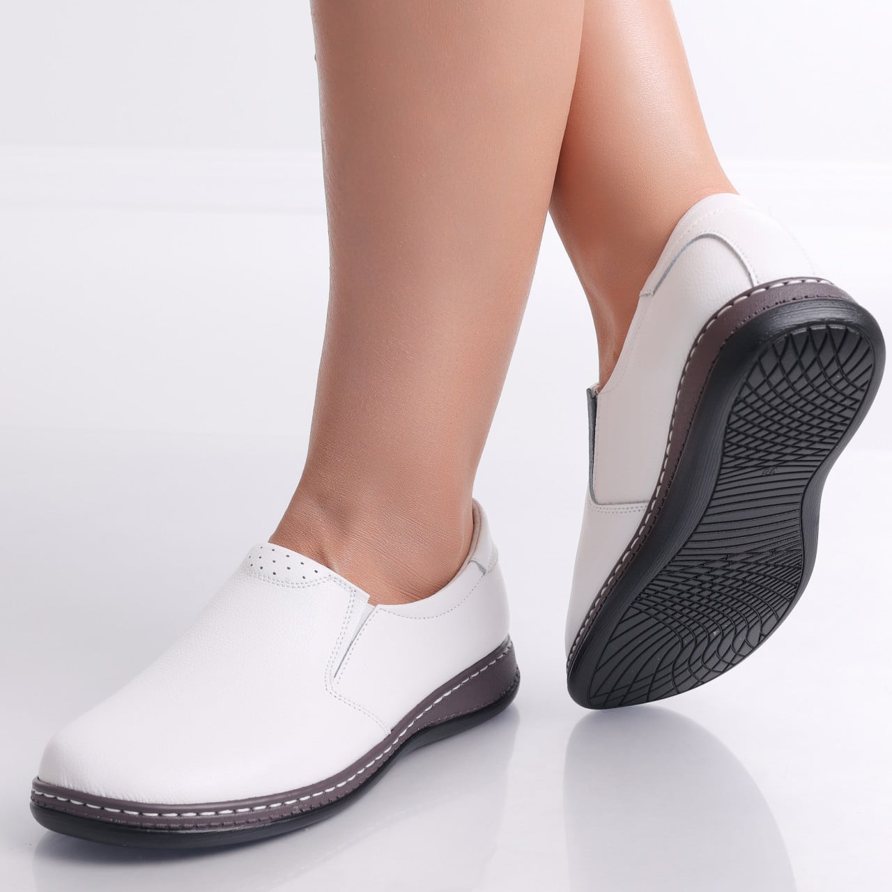 Pantofi dama casual Albi din Piele Naturala Deborah - poza 4