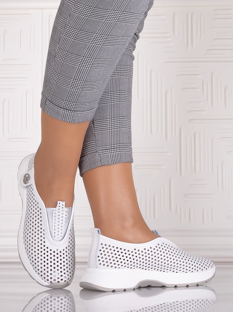 Pantofi dama casual Albi din Piele Naturala Elenor - poza 4