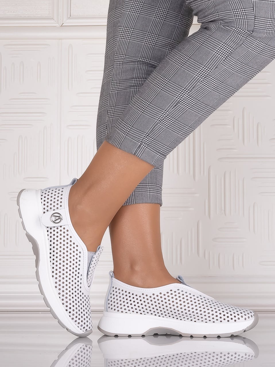 Pantofi dama casual Albi din Piele Naturala Elenor - poza 5