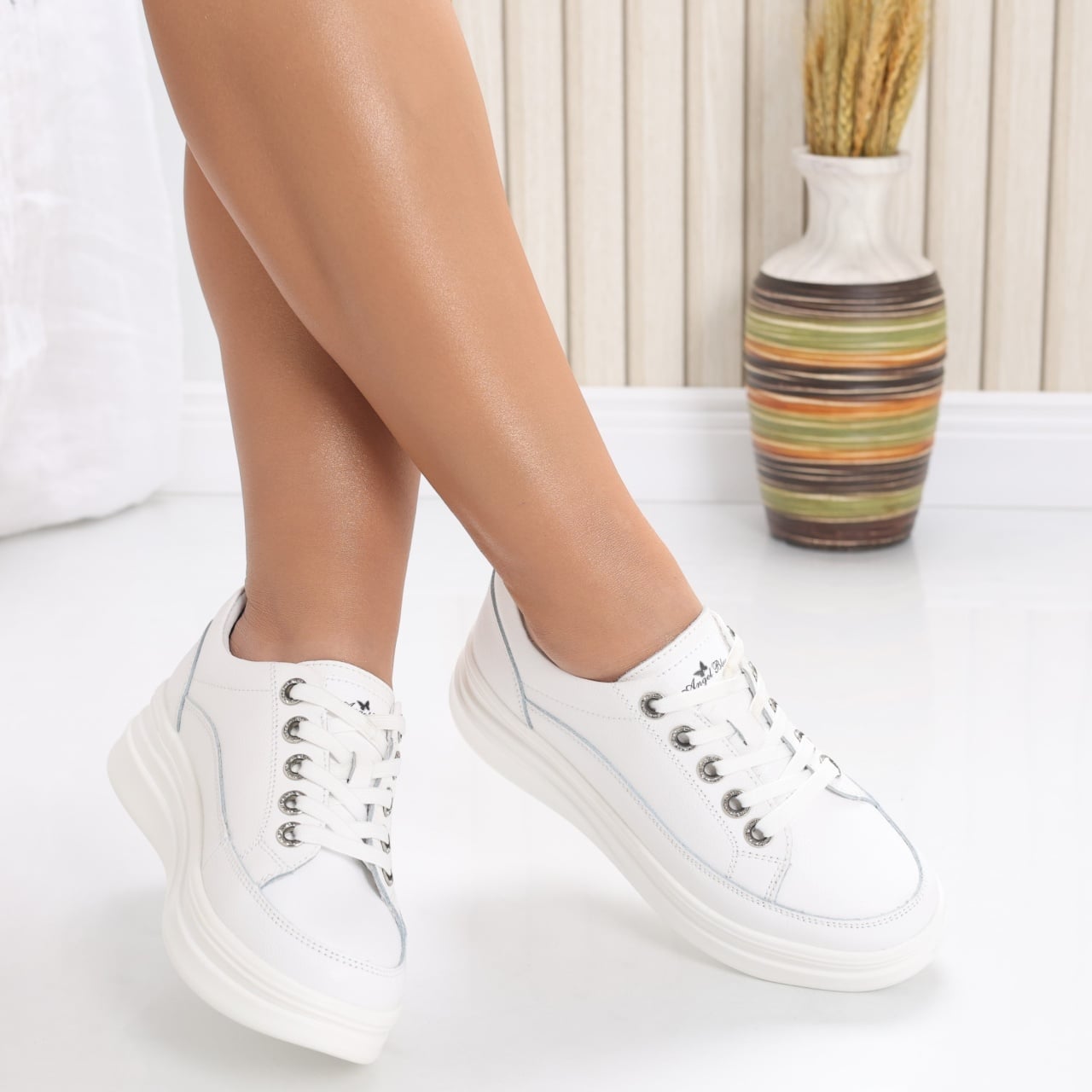 Pantofi dama casual Albi din Piele Naturala Hory - poza 1