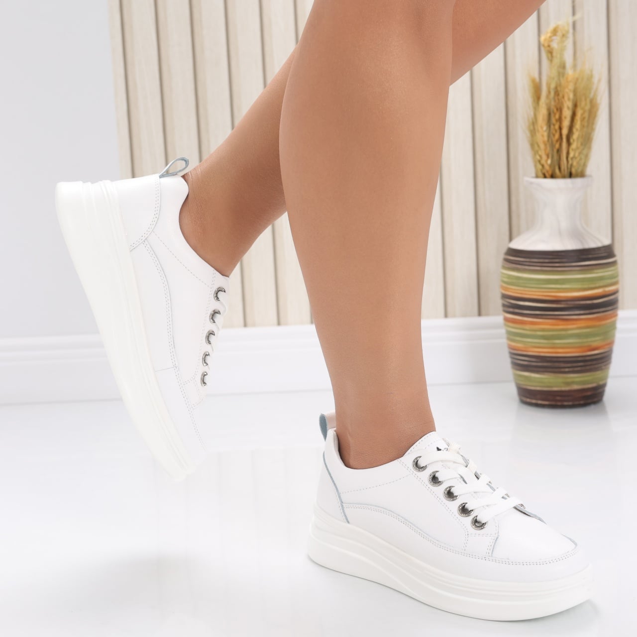 Pantofi dama casual Albi din Piele Naturala Hory - poza 2