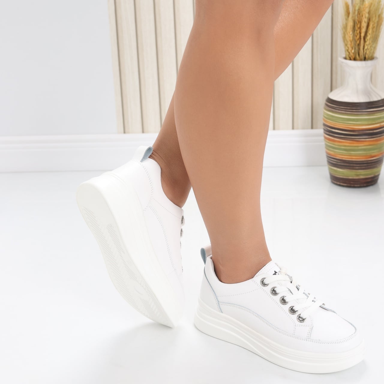 Pantofi dama casual Albi din Piele Naturala Hory - poza 4