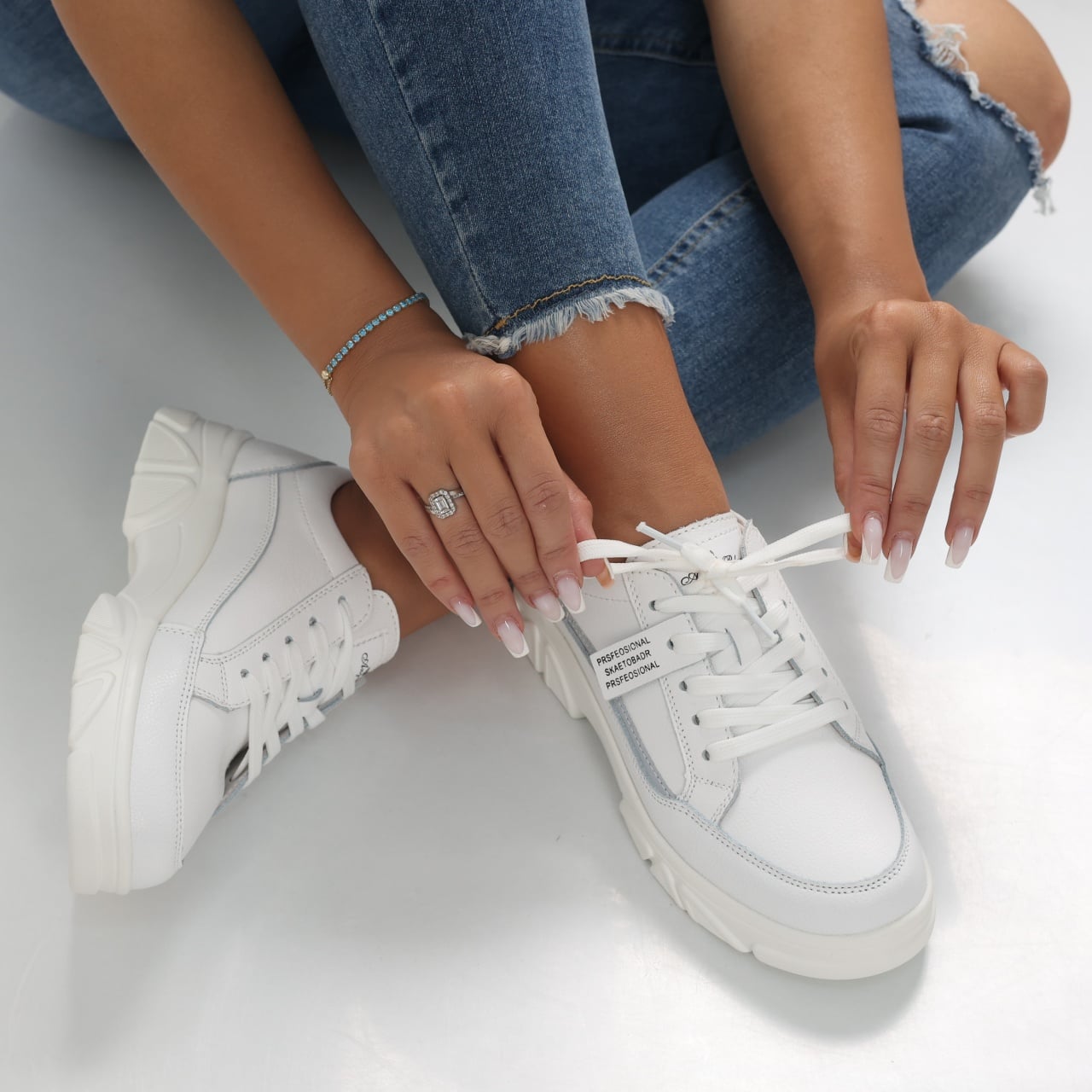 Pantofi dama casual Albi din Piele Naturala Mika - poza 5