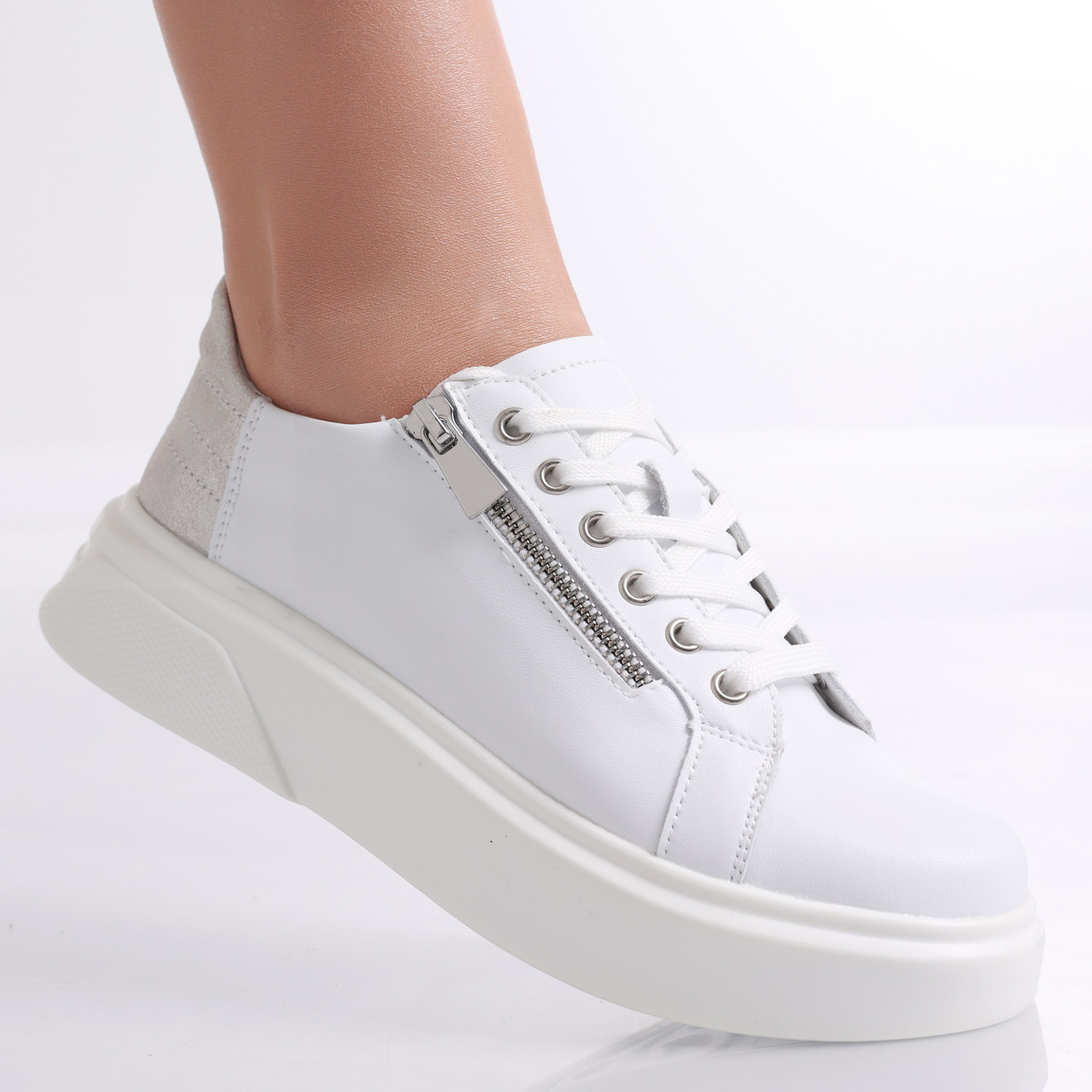 Pantofi dama casual Albi din Piele Naturala Ronla - poza 1