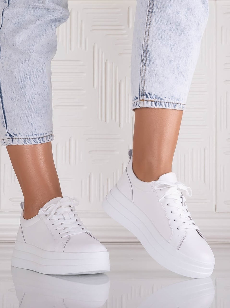 Pantofi dama casual Albi din Piele Naturala Sadrina - poza 1