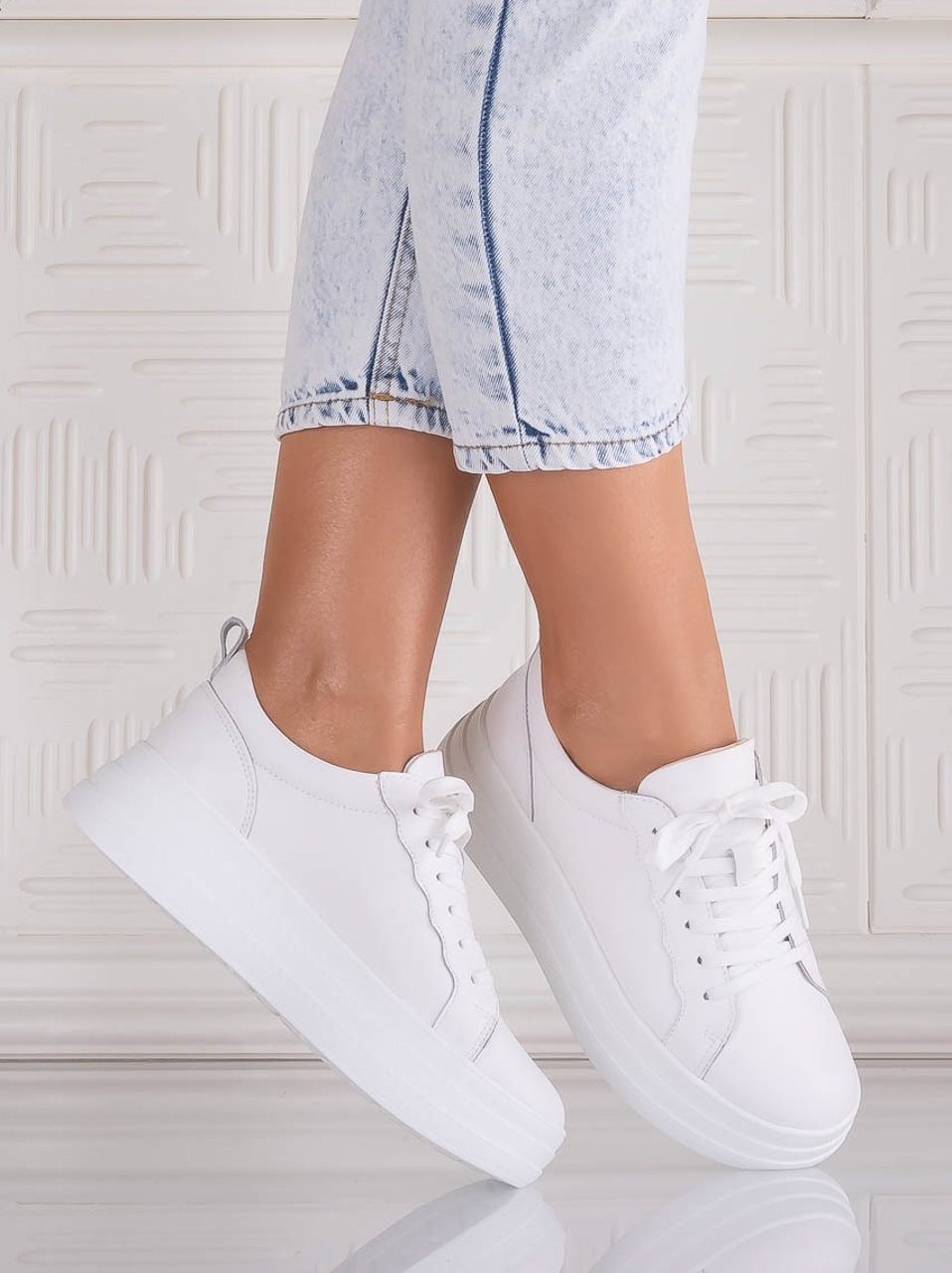 Pantofi dama casual Albi din Piele Naturala Sadrina - poza 2