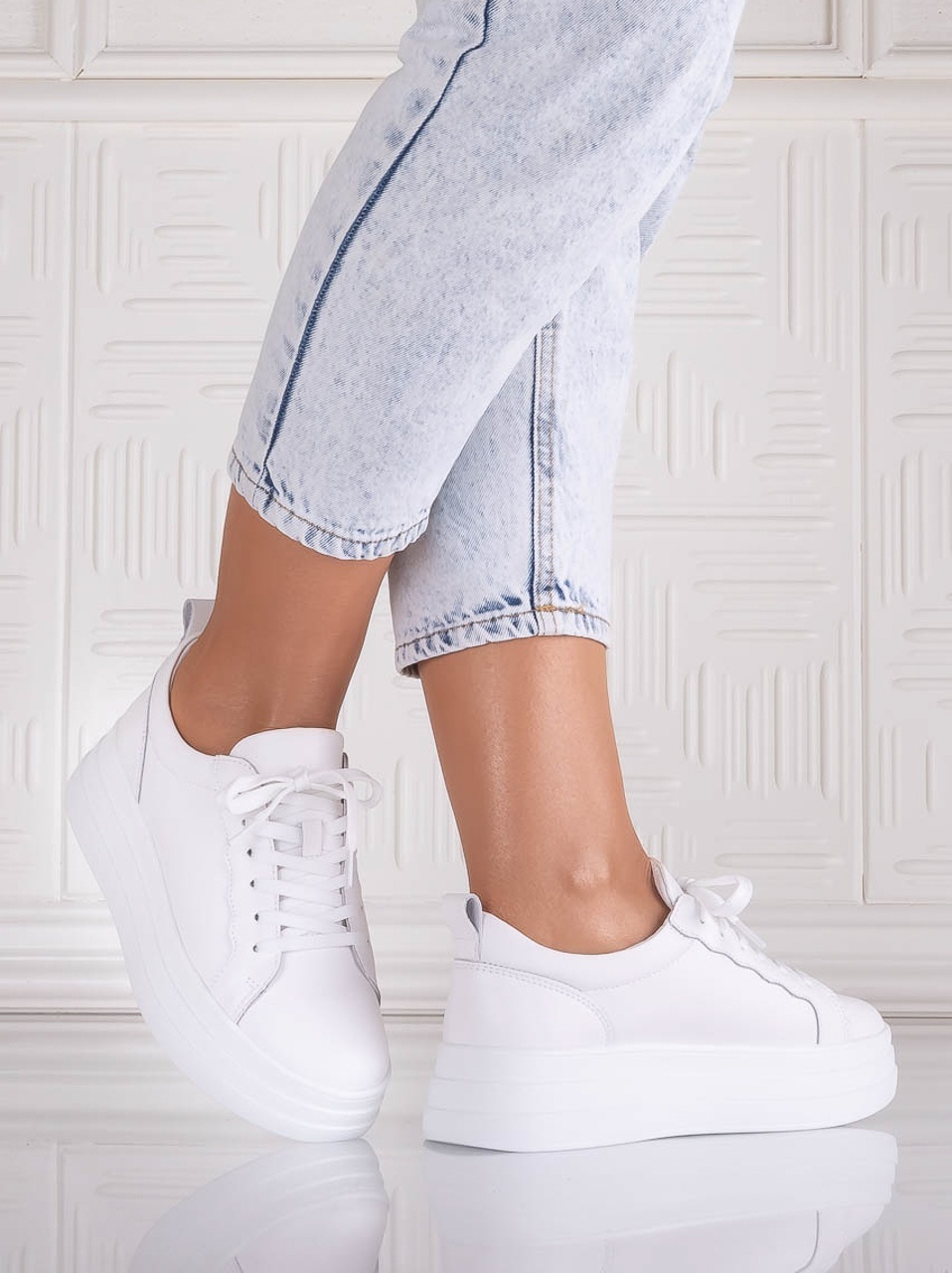 Pantofi dama casual Albi din Piele Naturala Sadrina - poza 5