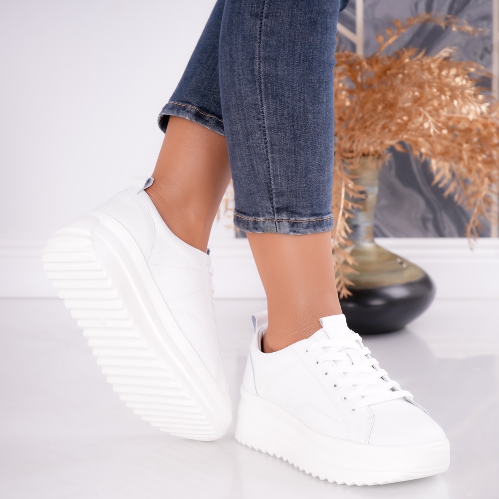 Pantofi dama casual Albi din Piele Naturala Shula - poza 4