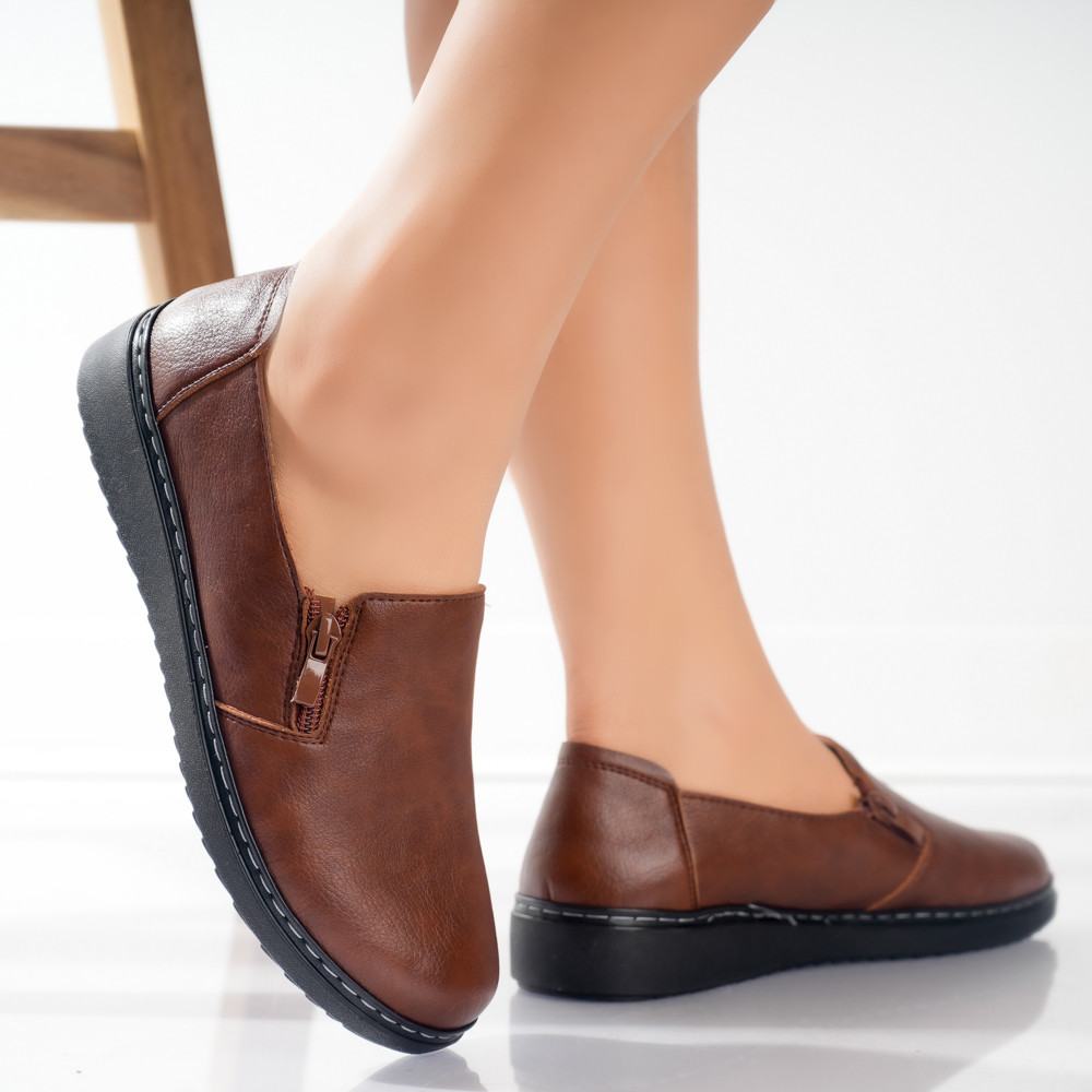 Pantofi dama casual Maro din Piele Ecologica Deda - poza 2