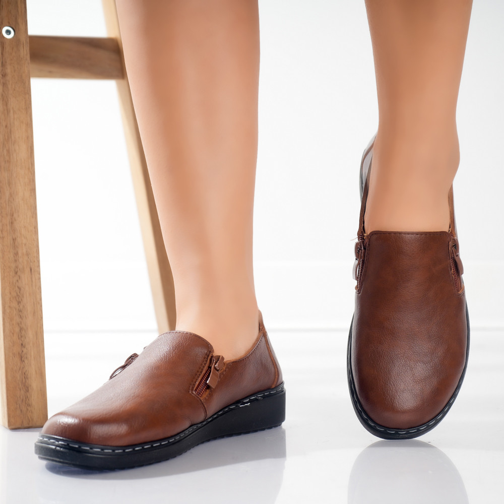 Pantofi dama casual Maro din Piele Ecologica Deda - poza 4